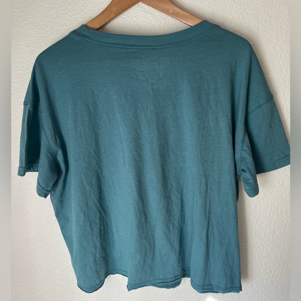 Joyspun Good Morning Gorgeous Oversized Cropped Lounge Tee M - Picture 7 of 8